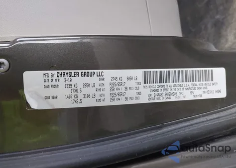 2010 Volkswagen Routan Se z USA, uszkodzony, nr VIN 2V4RW3D12AR280205